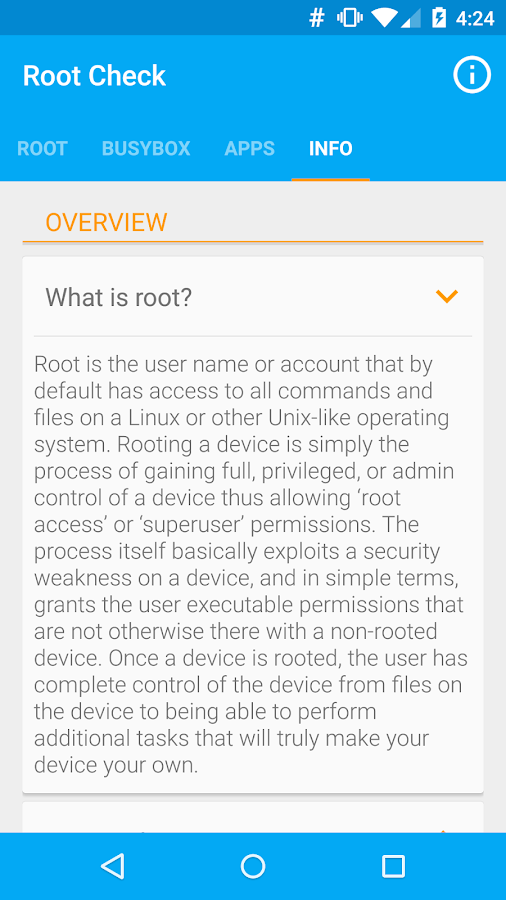    Root Check- screenshot  