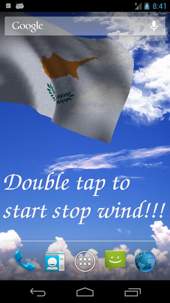 3D Cyprus Flag Screen 1