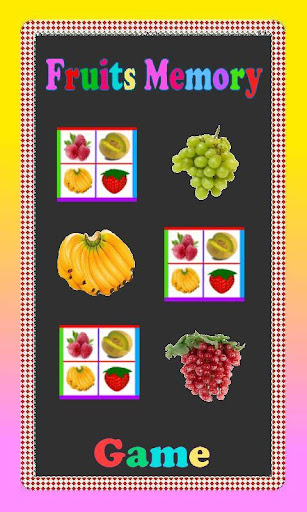 Fruits Memory Game