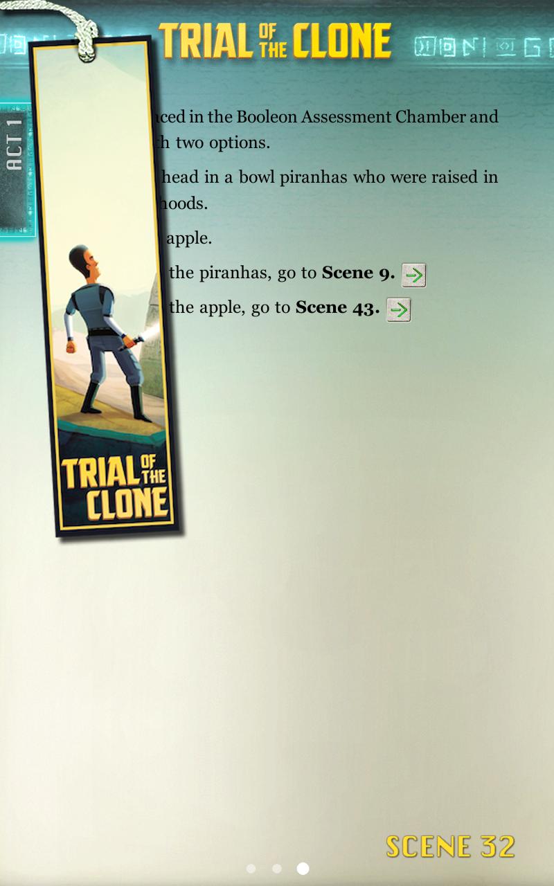 Trial of the Clone Screen 2