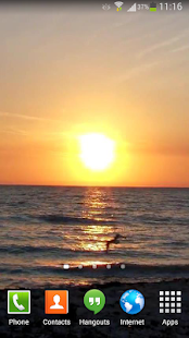 Sunset Ocean Live Wallpaper HD Screenshots 6