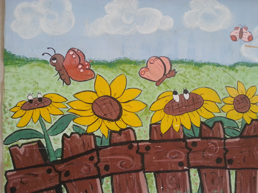 Happy Sunflower Mural