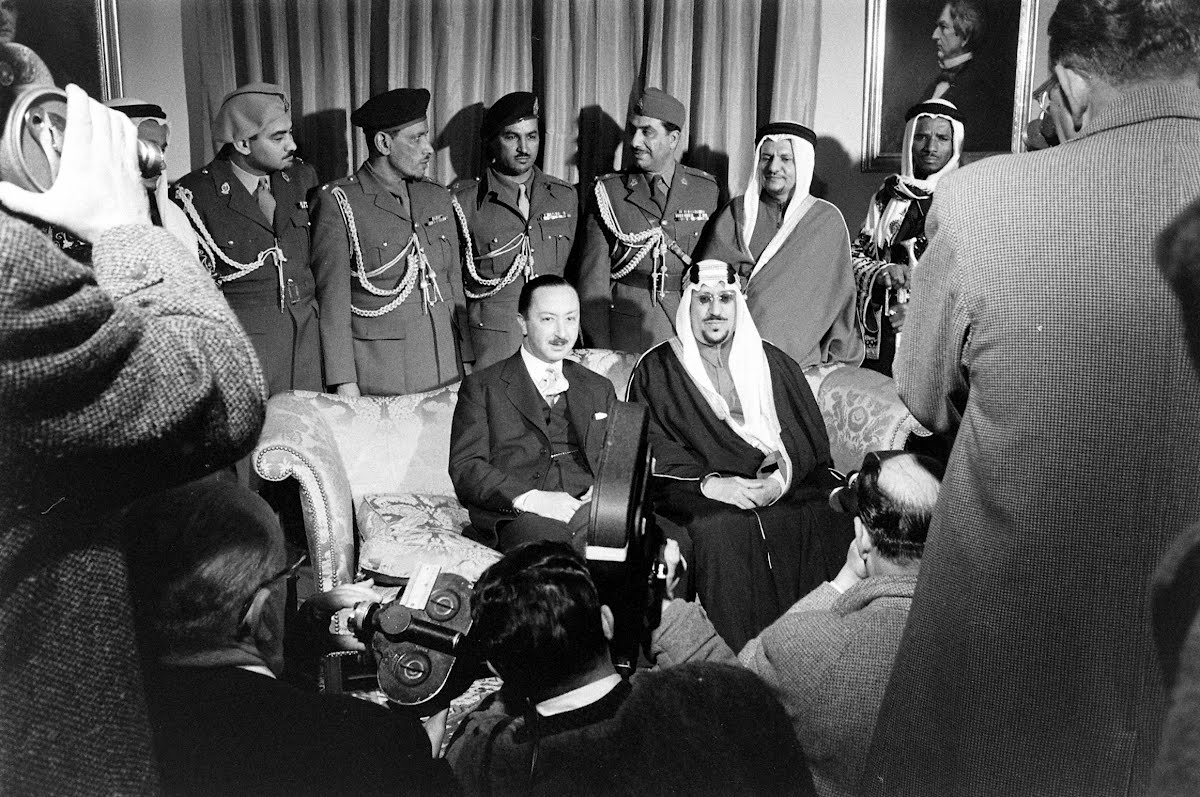king-saud-with-crown-prince-emir-abdul-ilah-of-iraq-edward-clark