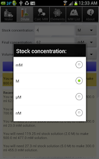 Solution Calculator Lite Screenshots 6