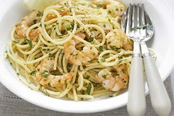 Lemon & parsley spaghetti