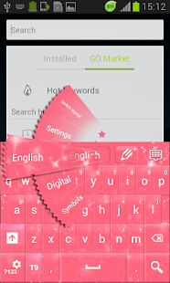 Pink Sparkle GO Keyboard - screenshot thumbnail