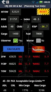 CRJ200 Load Planning Tool Screenshots 2