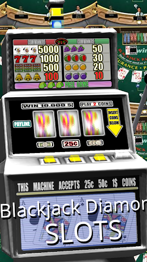 【免費博奕App】3D Blackjack Diamond Slots-APP點子