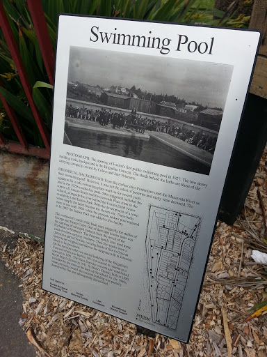 Foxton Swimming Pool Information Board 