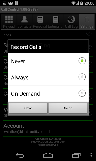 【免費通訊App】Call Control for BroadWorks-APP點子