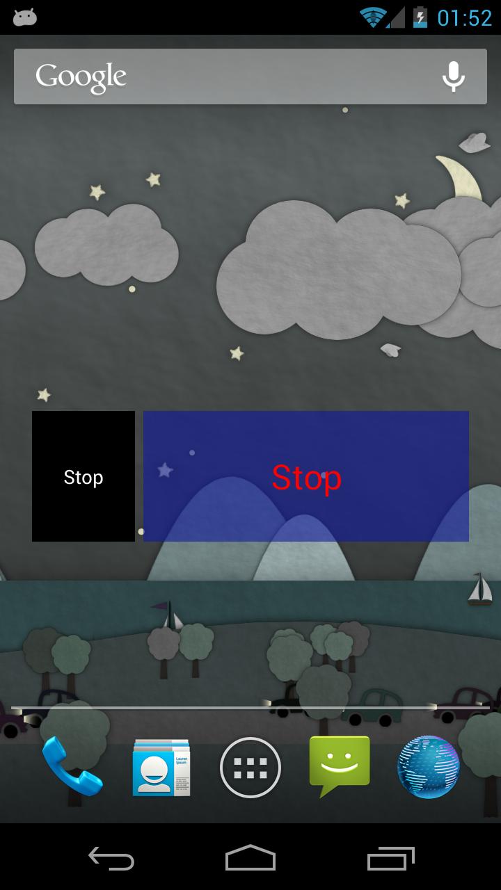 Sound Button widget Screen 3
