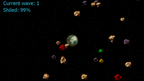 Space Attack by KWEZIT games poster 5