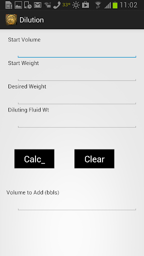 Dilution changing pit volume