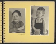 Portretten van twee jongens waaronder Maarten Pennink