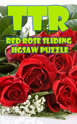 Red Rose Sliding Puzzle