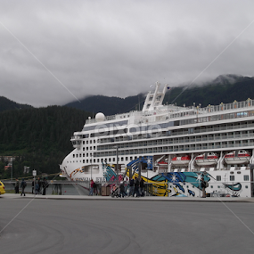The Norwegian Jewel by Heather Parrish - Transportation Boats