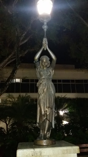 Mayaguez Plaza -  Lamp Statue