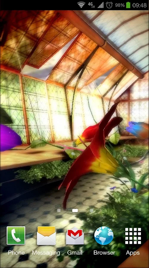 Magic Greenhouse 3D Pro lwp - screenshot