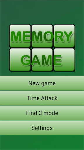 Memory game