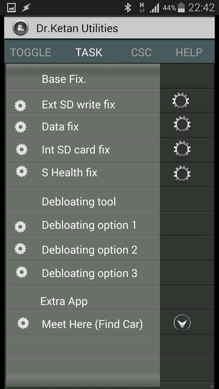 Dr.Ketan Utilities Note4 Screen 2