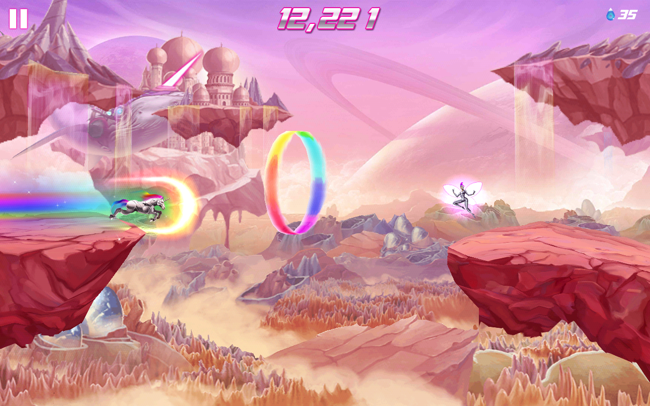   Robot Unicorn Attack 2 – Capture d'écran 