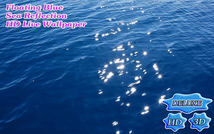 Floating Blue Sea Reflection Screen 3