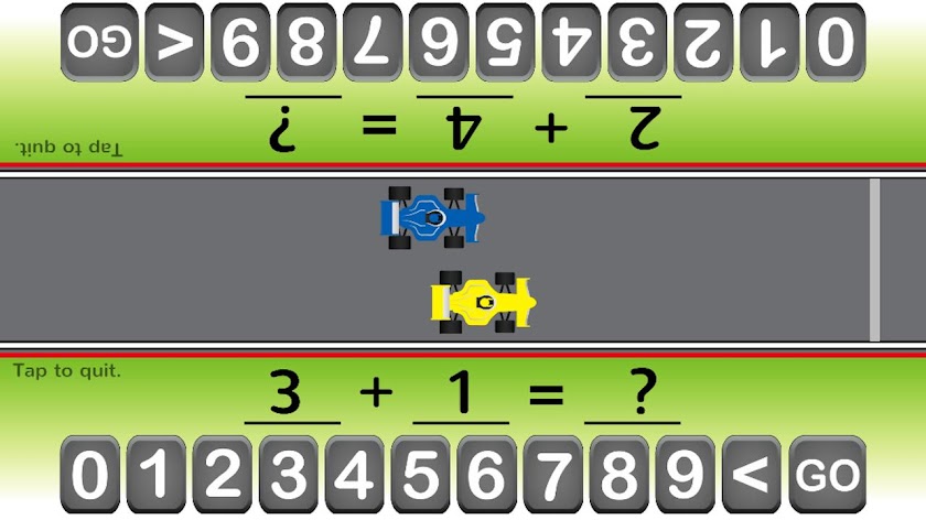 Math Racing Screen 2