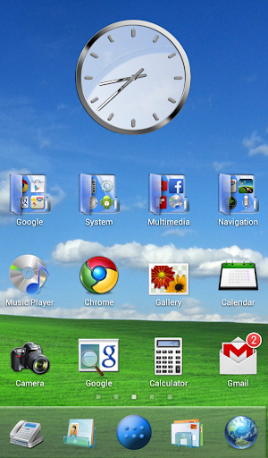 Desktop PC Launcher HD Theme