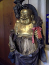 Laughing Buddha with Red Ribbon