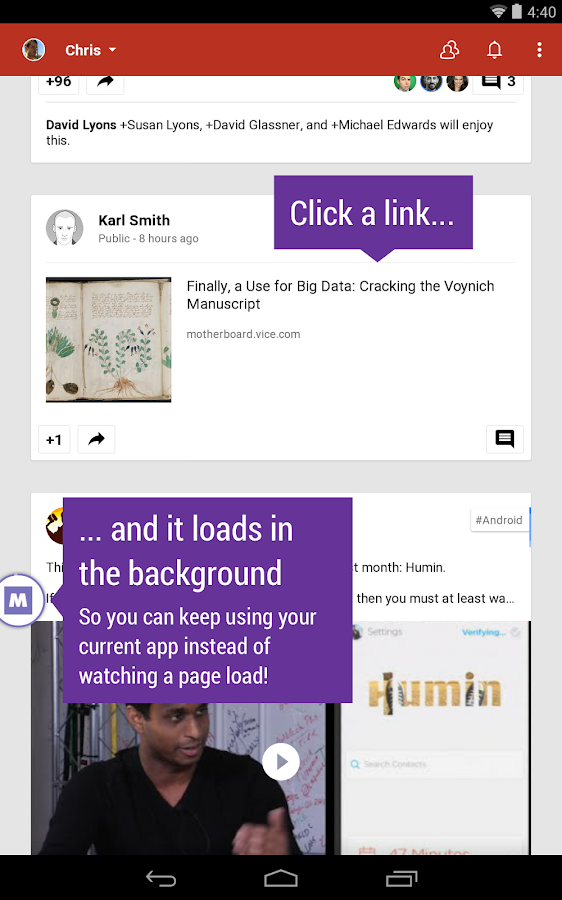   Link Bubble Browser- 스크린샷 