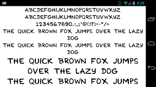 Fonts for FlipFont 50 Hand