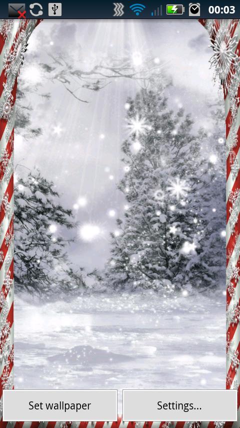 Christmas Snowflakes Screen 3