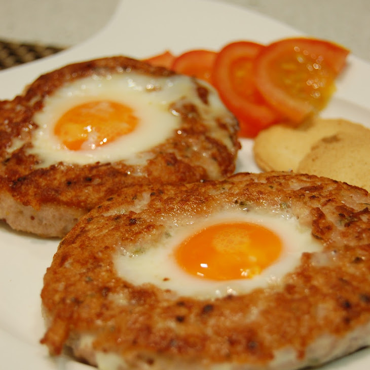 Hamburger Stuffed with Fried Egg Ground Beef Eggs Recipe Yummly