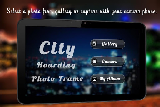 City Hoarding Photo Frame
