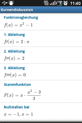 Calculus Curve Sketching Screen 3