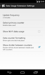 DashClock Data Usage Extension poster 7