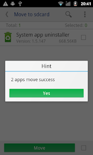move app to sdcard pro Screenshot