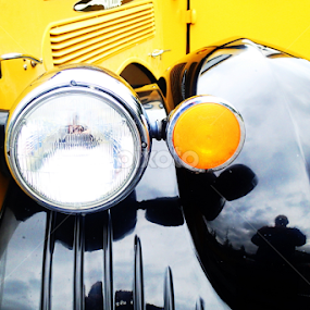 White Touring Car Front Fender by Donald Henninger - Novices Only Objects & Still Life