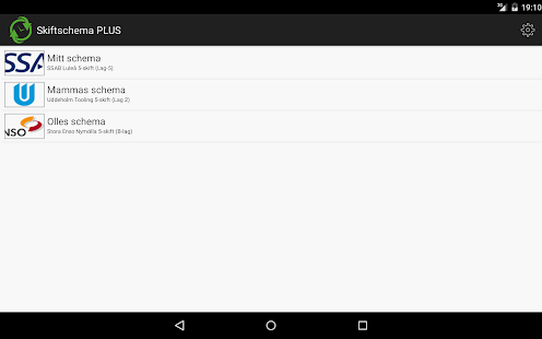 Skiftschema PLUS Screenshots 11
