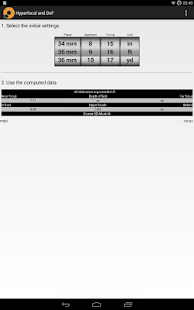 Free Hyperfocal and DoF Free APK for PC