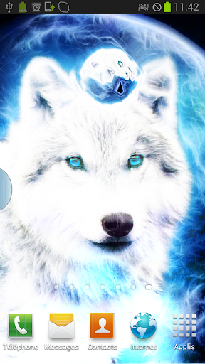 【免費個人化App】LWP Special FX: White Wolf-APP點子