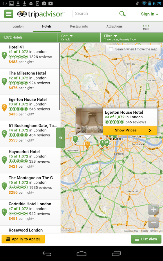 tripadvisor travel map