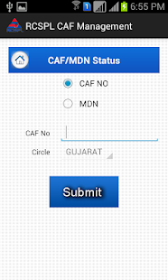RCSPL CAF Management - screenshot thumbnail