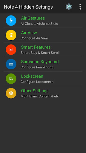 Note 4 Hidden Settings