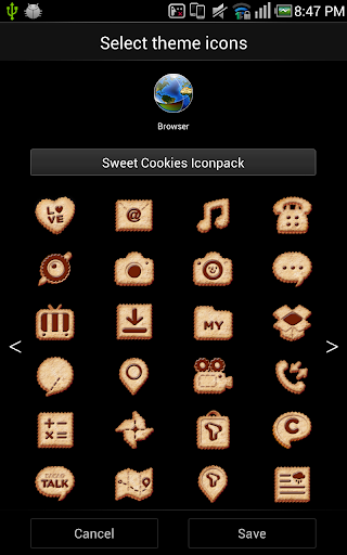 【免費個人化App】Sweet Cookies Atom Iconpack-APP點子