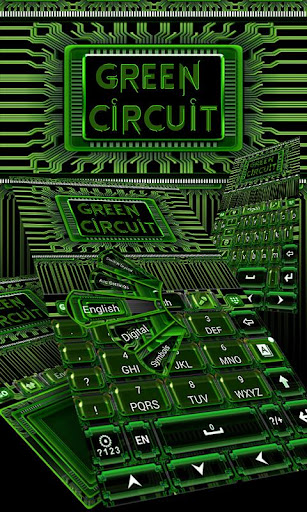 Green Circuit Keyboard Theme