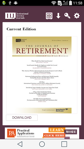 Journal of Retirement