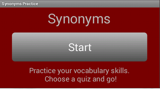 Synonyms Practice