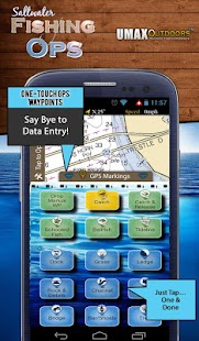 Saltwater Fishing Ops Pro GPS Screenshots 0