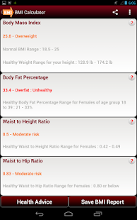 BMI Calculator Screenshots 12